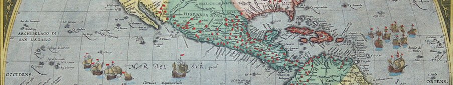 Portion of Americae Sive Map